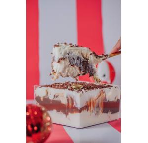 Sobremesa: Chocottone com mousse de ninho e brigadeiro