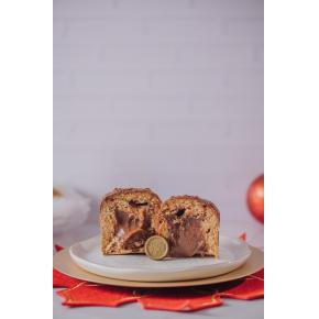 Mini Chocottone: Brigadeiro ao leite