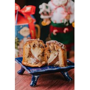 Mini Chocottone- Ninho com Nutella